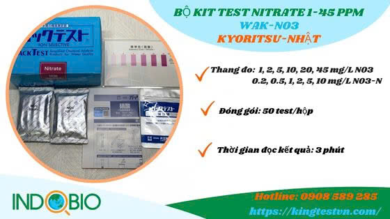 Thông số bộ test nitrate WAK-NO3